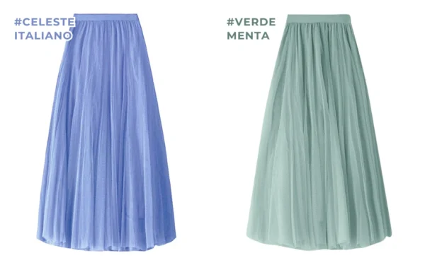 falda clasica acampanada