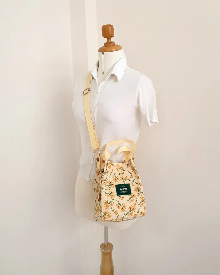 morral retro floreado