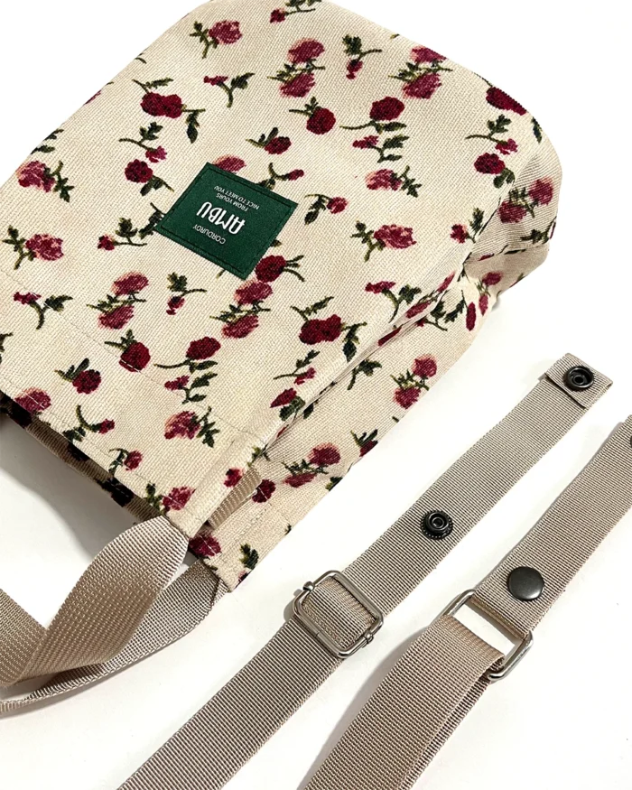 morral retro floreado